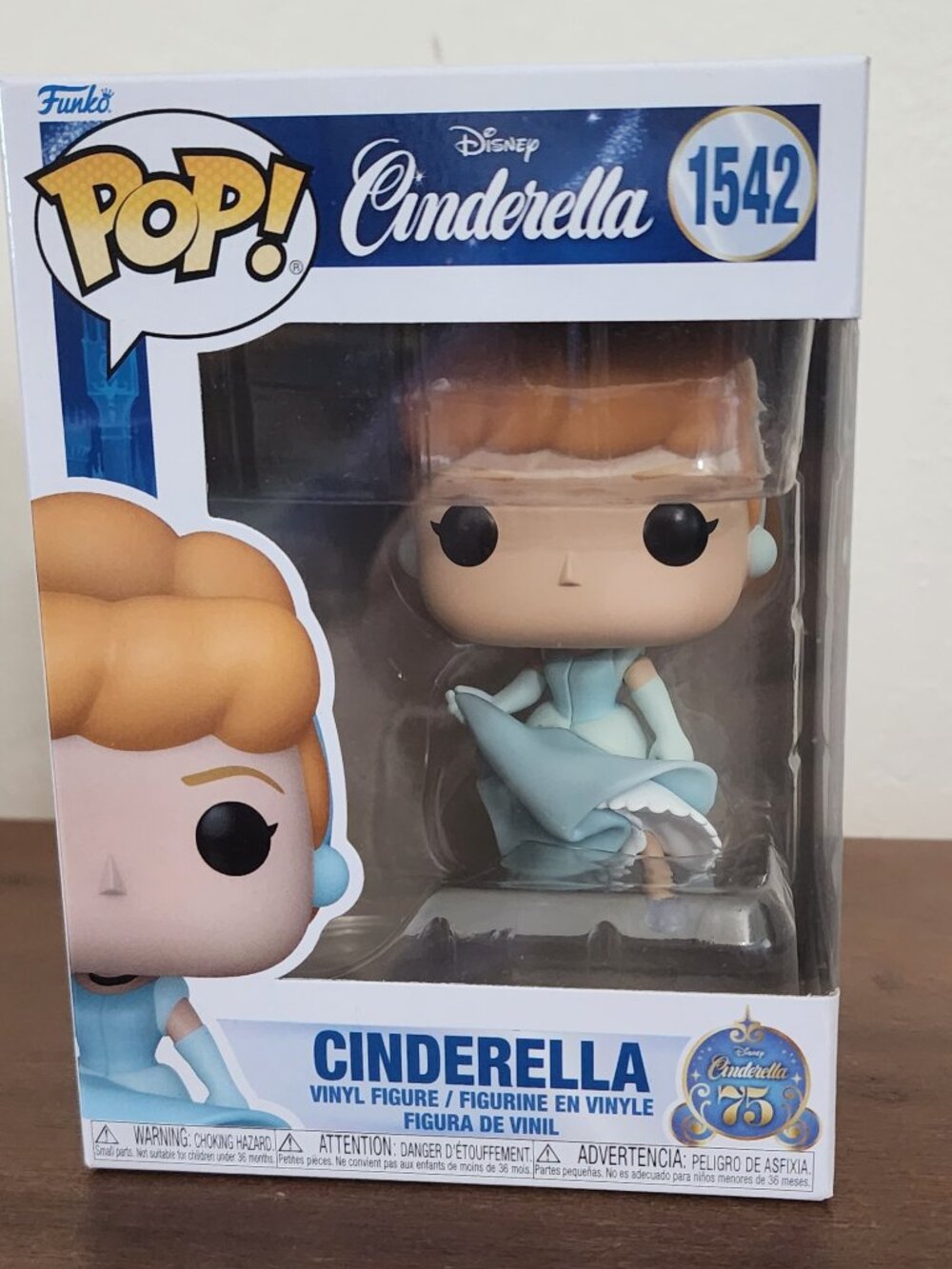 Funko Pop 75th Anniversary Disney Cinderella # 1542
